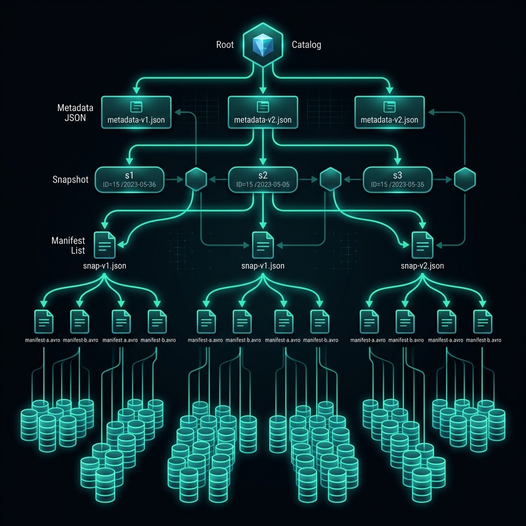 Apache Iceberg Metadata Tree
